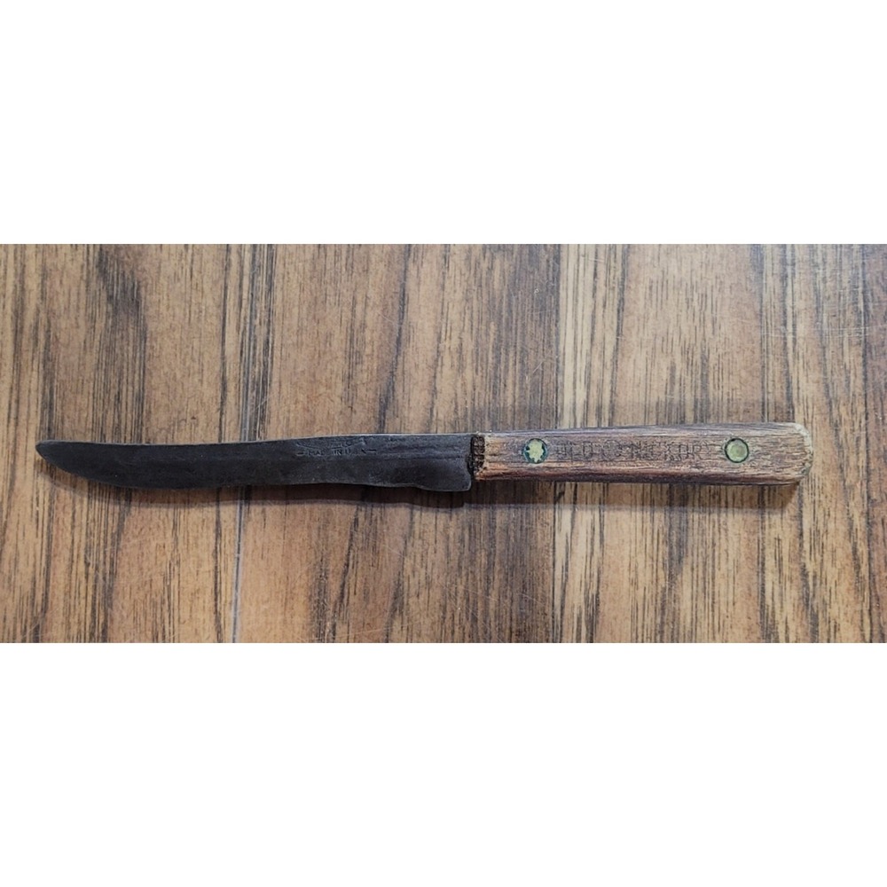 VTG OLD HICKORY Tru-Edge Ontario Knife 8 inch 4 1/2" Blade